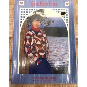 Log Cabin Pullover Sewing Pattern By Back Porch Press Sizes 6-22 Patchwork